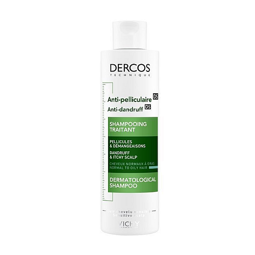 Vichy Dercos Anti Dandruff DS Σαμπουάν κατά της Πιτυρίδας & της Σμηγματορροϊκής Δερματίτιδας για Λιπαρά Μαλλιά 200ml