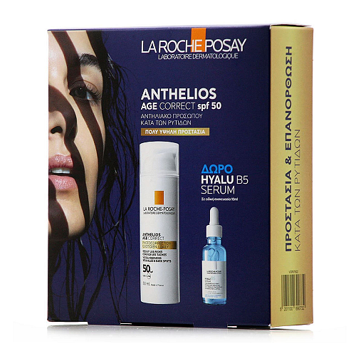 La Roche Posay Αnthelios Age Correct SPF50 Σετ με Αντηλιακό Προσώπου & Serum SPF50 2τμχ