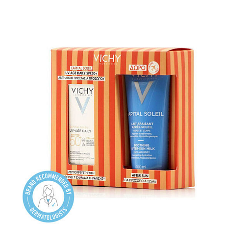 Vichy Capital Soleil Σετ με Αντηλιακό Προσώπου & After Sun SPF50 2τμχ