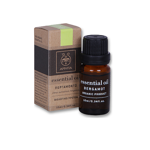 Apivita Bergamot Essential Oil Βιολογικό Αιθέριο Έλαιο Περγαμόντο 10ml