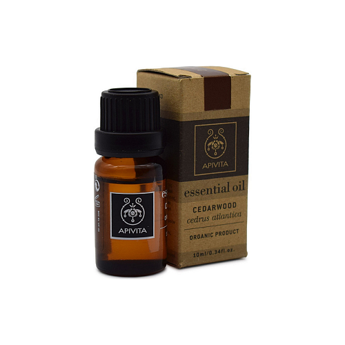 Apivita Cedarwood Essential Oil Βιολογικό Αιθέριο Έλαιο Κέδρος 10ml