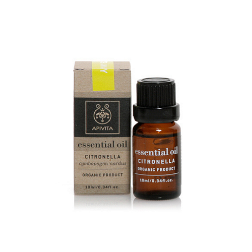 Apivita Citronella Essential Oil Βιολογικό Αιθέριο Έλαιο Σιτρονέλα 10ml