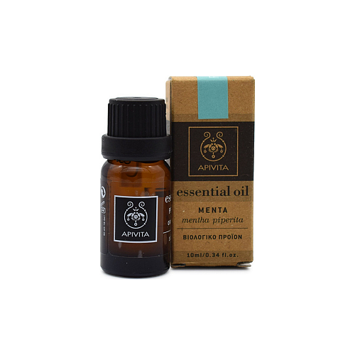 Apivita Essential Oil Mint Refresh Βιολογικό Αιθέριο Έλαιο Μέντα 10ml