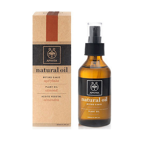 Apivita Natural Oil Βιολογικό Αμυγδαλέλαιο για Πρόσωπο και Σώμα 100ml