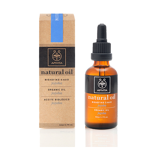 Apivita Natural Oil Βιολογικό Έλαιο Jojoba για Πρόσωπο και Σώμα 50ml