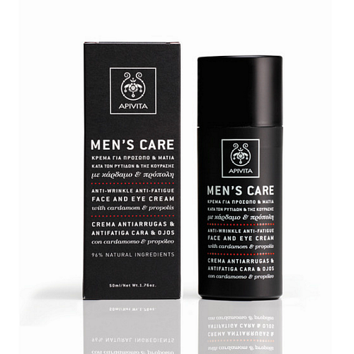 Apivita Men's Care Ανδρική Κρέμα Προσώπου για Ενυδάτωση & Αντιγήρανση με Aloe Vera 50ml