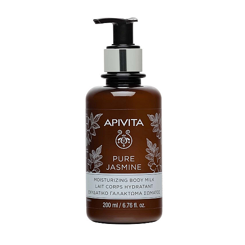Apivita Pure Jasmine Ενυδατικό Γαλάκτωμα Σώματος με Υαλουρονικό Οξύ & Άρωμα Γιασεμί 200ml