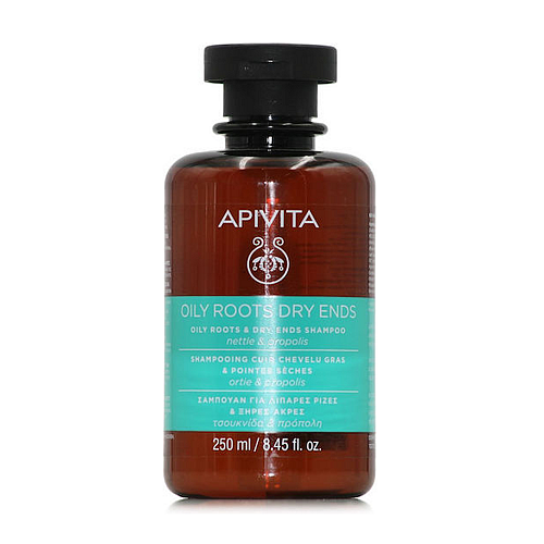 Apivita Oily Roots & Dry Ends Nettle & Propolis Σαμπουάν κατά της Πιτυρίδας για Λιπαρά Μαλλιά 250ml