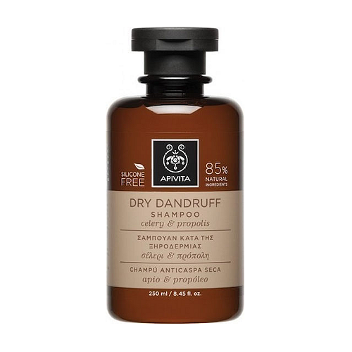 Apivita Dry Dandruff Celery & Propolis Σαμπουάν Kατά της Πιτυρίδας & της Ξηροδερμίας για Ξηρά Μαλλιά Μαλλιά 250ml
