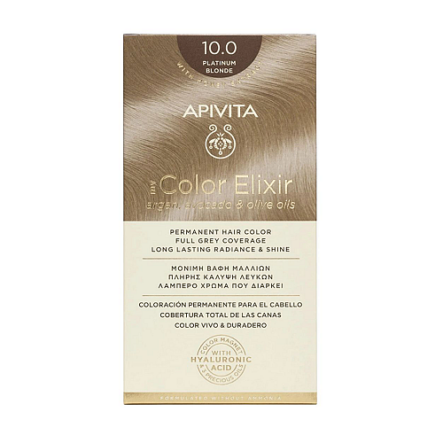 Apivita My Color Elixir Βαφή Μαλλιών Χωρίς Αμμωνία 10.0 Κατάξανθο 50ml