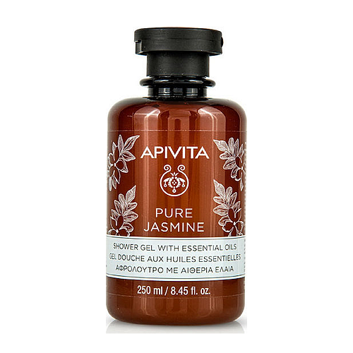 Apivita Pure Jasmine Αφρόλουτρο σε Gel με Aιθέρια Έλαια Γιασεμί 250ml