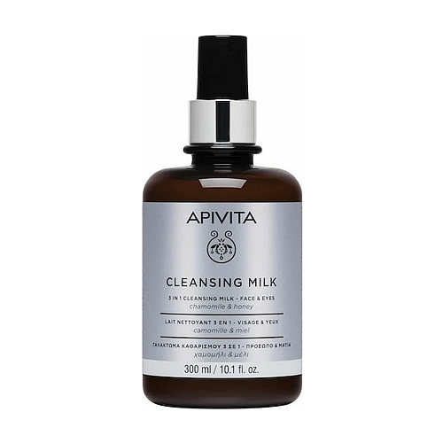 Apivita Chamomile & Honey Γαλάκτωμα Καθαρισμού Προσώπου & Ματιών 300ml