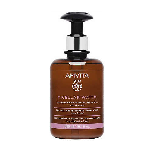 Apivita Rose & Honey Micellar Water Αφαίρεσης Μακιγιάζ Προσώπου & Ματιών 300ml