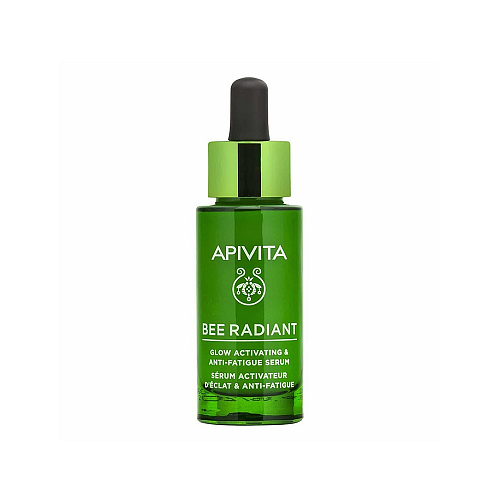 Apivita Bee Radiant Ενυδατικό & Αντιγηραντικό Serum Προσώπου για Λάμψη & Λεύκανση 30ml