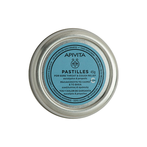 Apivita Pastilles Χωρίς Ζάχαρη Ευκάλυπτος & Πρόπολη 45gr