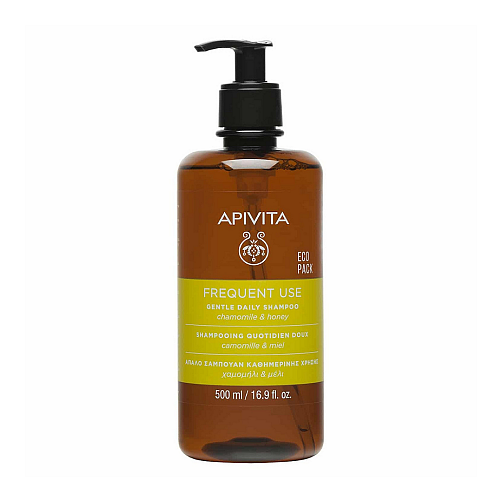 Apivita Frequent Use Chamomile & Honey Σαμπουάν Ενυδάτωσης για Όλους τους Τύπους Μαλλιών 500ml