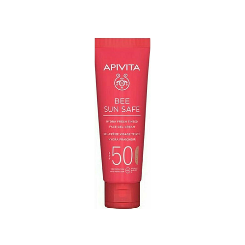 Apivita Bee Sun Safe Hydra Fresh Ενυδατική Κρέμα Gel Προσώπου με Χρώμα SPF50, 50ml