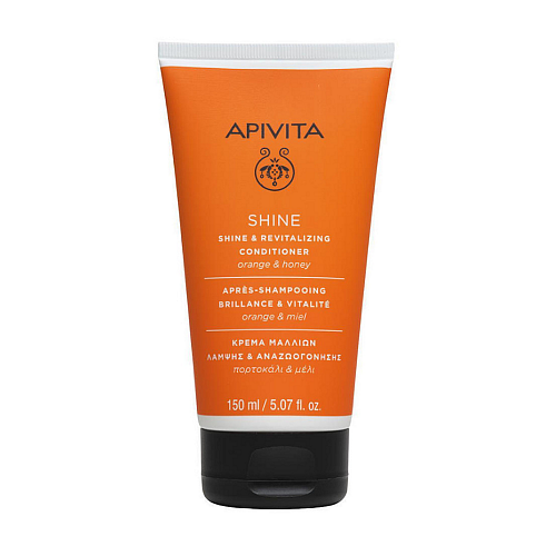 Apivita Shine Conditioner για Όλους τους Τύπους Μαλλιών Orange & Honey 150ml