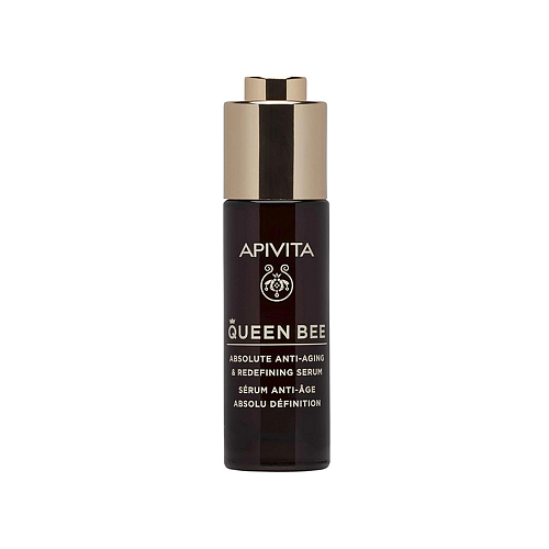 Apivita Queen Bee Absolute Anti-Aging & Redefining Serum Ορός Απόλυτης Αντιγήρανσης & Ανόρθωσης Περιγράμματος με Βασιλικό Πολτό Ελεγχόμενης Αποδέσμευσης, 30ml