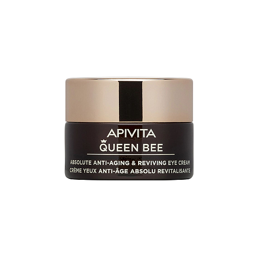 Apivita Queen Bee Absolute Anti-Aging & Reviving Eye Cream Κρέμα Ματιών Απόλυτης Αντιγήρανσης & Αναζωογόνησης με Βασιλικό Πολτό Ελεγχόμενης Αποδέσμευσης, 15ml