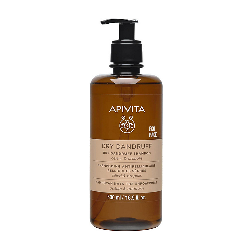 Apivita Dry Dandruff Celery & Propolis Σαμπουάν Kατά της Πιτυρίδας & της Ξηροδερμίας 500ml