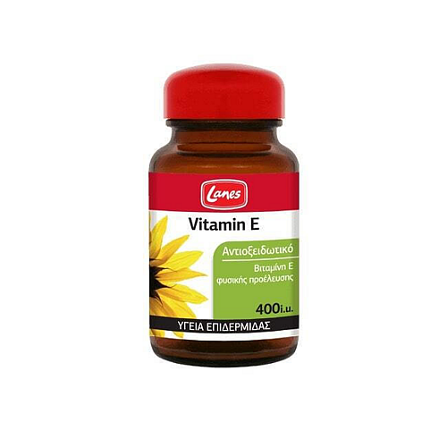 Lanes Vitamin E Βιταμίνη για τo Δέρμα & Αντιοξειδωτική δράση 400iu 268mg 30 κάψουλες