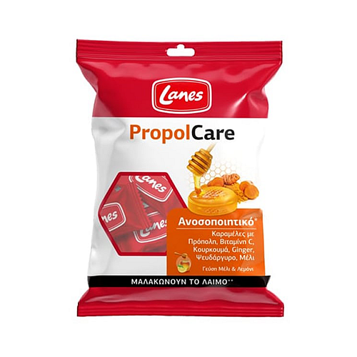 Lanes PropolCare Παστίλιες για Παιδιά για Ξηρό και Παραγωγικό Βήχα χωρίς Γλουτένη Μέλι 54gr