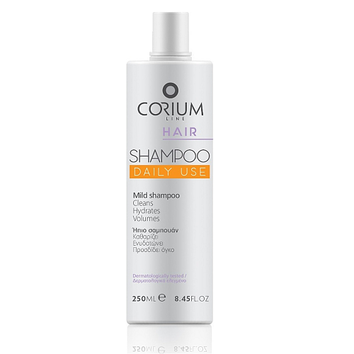 Corium Line Daily Use Σαμπουάν Ενυδάτωσης & Όγκου για Όλους τους Τύπους Μαλλιών 250ml