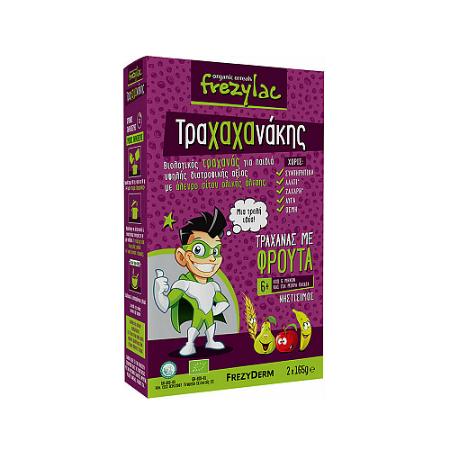 Frezyderm Βρεφικό Γεύμα Frezylac Τραχαχανάκης Τραχάνας με Γεύση Φρούτα Χωρίς Προσθήκη Ζάχαρης 330gr για 6+ Μηνών