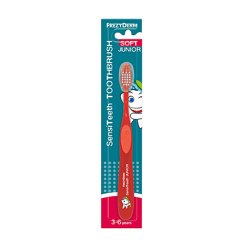 Frezyderm SensiTeeth Toothbrush Soft Πορτοκαλί Μαλακή Οδοντόβουρτσα για Παιδιά, 1 Τεμάχιο