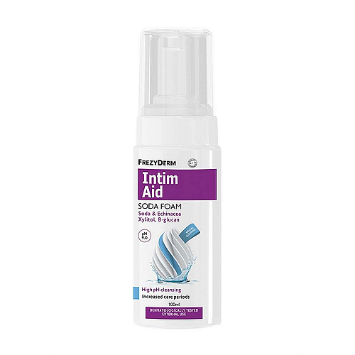 Frezyderm Intim Aid Soda Foam Ph9.0 Αφρός Καθαρισμού Ευαίσθητης Περιοχής Περιόδους Αυξημένης Φροντίδας 100ml