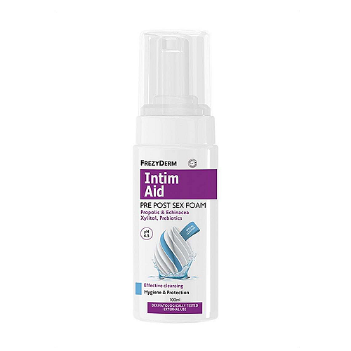 Frezyderm Intim Aid Pre Post Sex Foam Ph4.5 Αφρός Καθαρισμού Ευαίσθητης Περιοχής Πριν Έναρξη Σεξουαλικών Επαφών 100ml