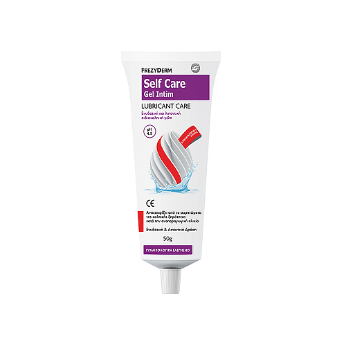 Frezyderm Self Care Gel Intim Lubricant Care Ph4.5 Ενυδατική & Λιπαντική Αιδοιoκολπική Γέλη 50gr