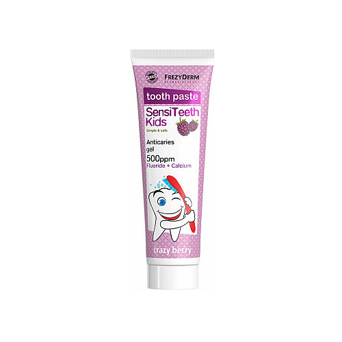Frezyderm SensiTeeth Παιδική Οδοντόκρεμα για 3+ Χρονών με Γεύση Crazy Berry 50ml