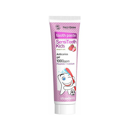 Frezyderm SensiTeeth Παιδική Οδοντόκρεμα για 6+ Χρονών με Γεύση Φράουλα 50ml