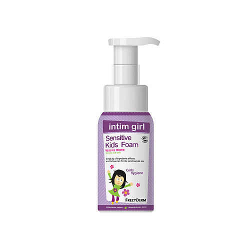 Frezyderm Υποαλλεργικό Παιδικό Αφρόλουτρο Sensitive Kids Intim Girl με Χαμομήλι για την Ευαίσθητη Περιοχή σε Μορφή Αφρού 250ml