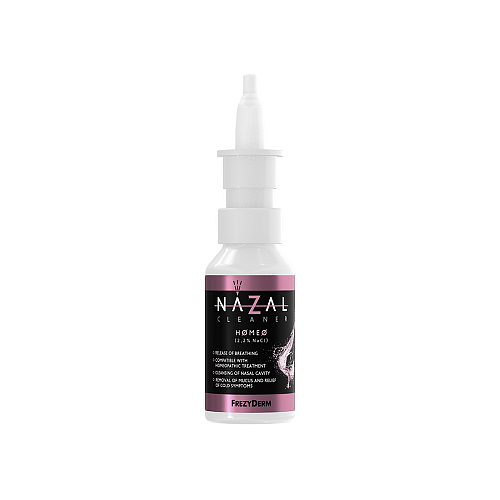 Frezyderm Nazal Cleaner Homeo Αποσυμφορεί τη Ρινική Κοιλότητα, Απομακρύνει τη Βλέννα, Ελευθερώνει την Αναπνοή, 30ml