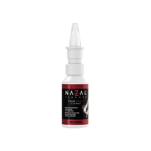Frezyderm Nazal Cleaner Cold Spicy (2.2% NaCl) από 12 Ετών Ρινικό Σπρέι με Θαλασσινό Νερό για Όλη την Οικογένεια 30ml