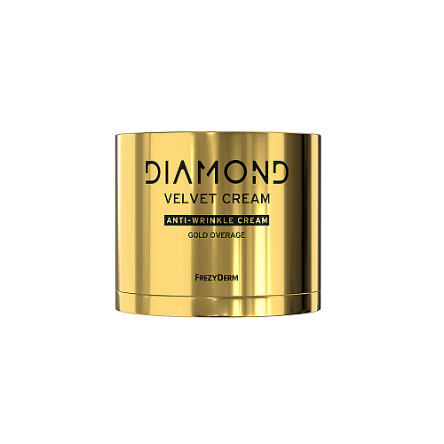 Frezyderm Diamond Velvet Gold Κρέμα Προσώπου για Ενυδάτωση, Αντιγήρανση & Ανάπλαση με Υαλουρονικό Οξύ & Κολλαγόνο 50ml