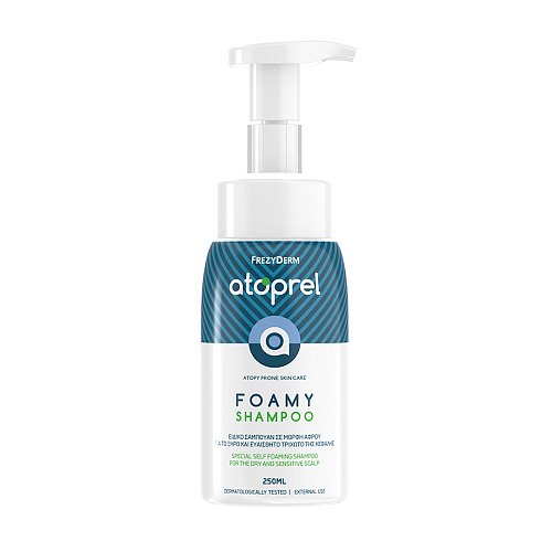 Frezyderm Atoprel Foamy Σαμπουάν Κατά της Ξηροδερμίας για Ευαίσθητο Τριχωτό 250ml