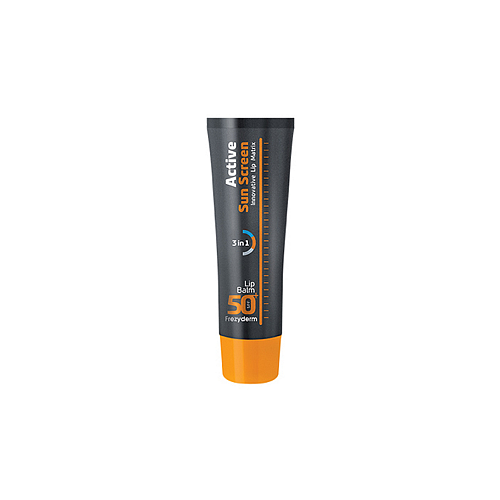 FREZYDERM Active Sun Screen Lip Balm SPF50+ Ενυδατικό Αντηλιακό Χειλιών, 15 ml