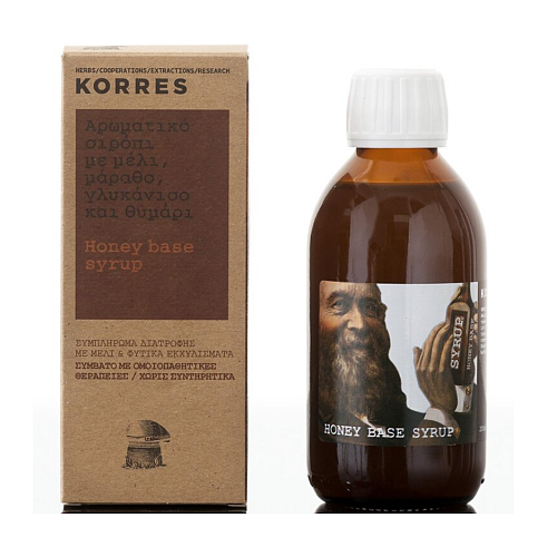 Korres Σιρόπι με Μέλι, Μάραθο, Γλυκάνισο, Θυμάρι για Παιδιά & Ενήλικες 200ml
