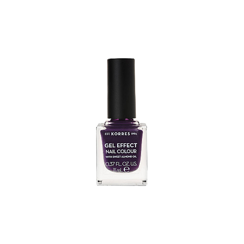 Korres Gel Effect Gloss Βερνίκι Νυχιών Μακράς Διαρκείας 75 Violet Garden 11ml