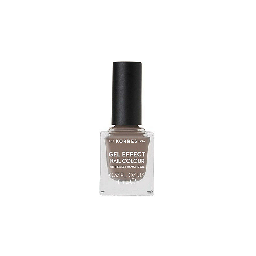 Korres Gel Effect Gloss Βερνίκι Νυχιών Μακράς Διαρκείας 95 Stone Grey 11ml