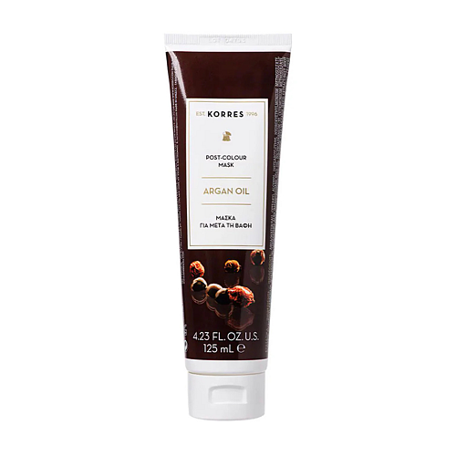 Korres Argan Oil Μάσκα Μαλλιών για Διατήρηση Χρώματος με Argan 125ml