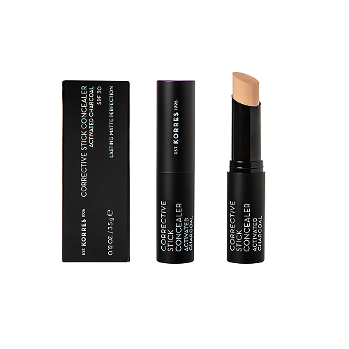 Korres Activated Charcoal Concealer Stick ACS3 3.5gr