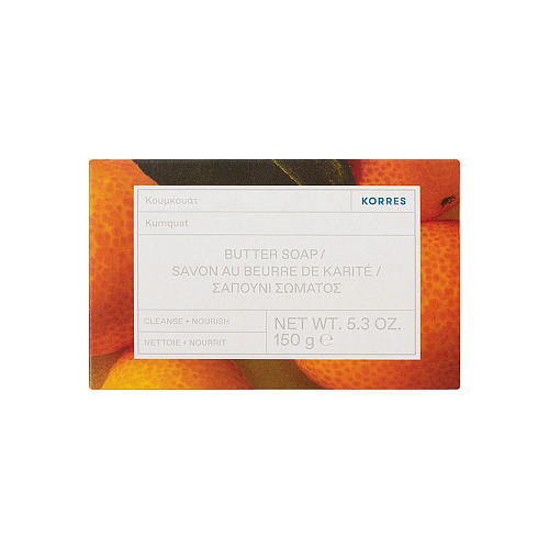 Korres Kumquat Butter Soap Κουμκουάτ Κρεμώδες Σαπούνι Σώματος, 150gr