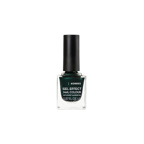Korres Gel Effect Gloss Βερνίκι Νυχιών Μακράς Διαρκείας Velvet Green 89 11ml