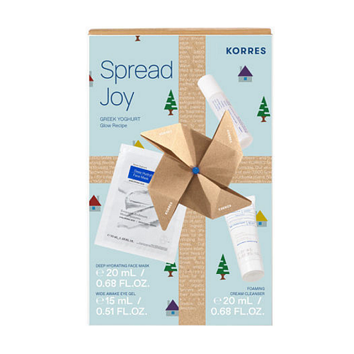 Korres Spread Joy Greek Yoghurt Glow Recipe Σετ Περιποίησης για Ενυδάτωση
