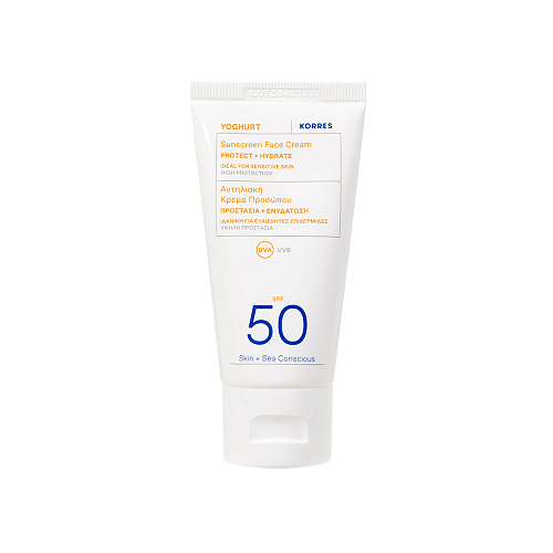 Korres Yoghurt Αντηλιακή Κρέμα Προσώπου SPF50 50ml